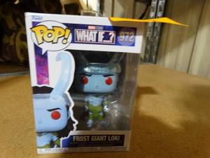 lot 22491 image: New Marvel POP What If... Fost Giant Loki (972)