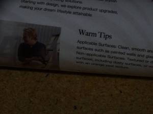 lot 23096 image: 10 Brand New Dimoon Modern Peel & Stick Vinyl Yellow Leaf Pattern