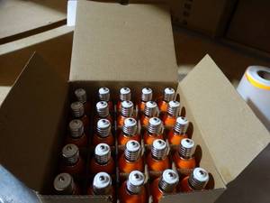 lot 23101 image: 5 New Boxes of C9 Replacement Bulbs (Orange)
