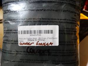 lot 23129 image: 3 New Bags w Outdoor Faucet Covers 2ct