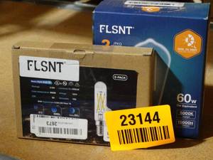 lot 23144 image: New FLSNT Bulbs 5.5w &60w