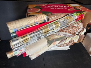 lot 27725 image: Lot of Misc. Wrapping Paper
