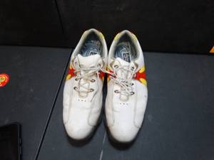 lot 27682 image: DryJoys Cheifs Mens Golfing Shoes (11.5)