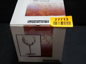 lot 27713 image: Monaco Optique Wine Glasses
