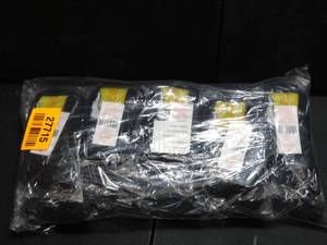 lot 27715 image: Lot of 10ct Black Socks w Beer Design (Large)