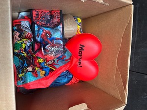 lot 23095 image: Box of Misc. Marvel Items