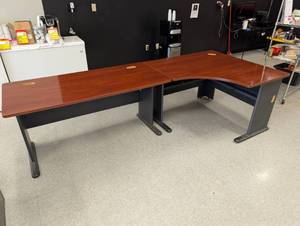 Executive Office Desk with Corner Extension  - Retail: $915