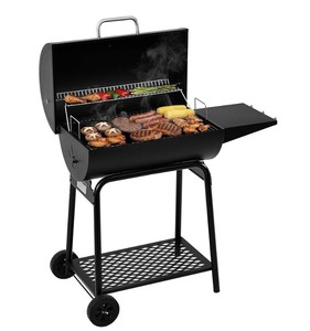 Royal Gourmet CC1830 30-inch Barrel Charcoal Grill with Side Shelf  - Retail: $149