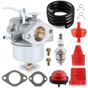 lot 8422 image: Carbhub 640052 Carburetor for Tecumseh 640349 640054 640058 640058A HMSK80 HMSK85 HMSK90 HMSK100 HSMK110 LH318A LH358SA 8HP 9HP 10HP Snowblower Generator Chipper Shredder - Tecumseh 640052 640054 Carb - Retail $17