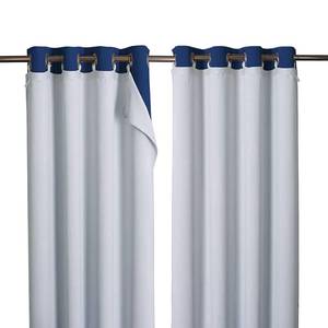 lot 8537 image: NICETOWN Blackout Curtain Liners for Sheer Curtains, Cold Heat Light Noise Blocking Liners with Rings Easy to Open and Closed, Thermal Liners for 84 inches Long Curtains, 1 Pair, 50 x 80 Per Panel - Retail $16