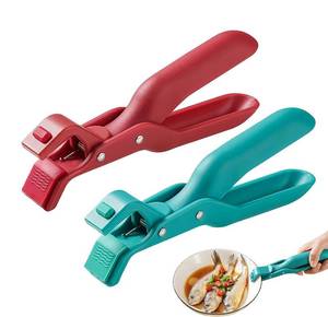 lot 8566 image: 2 PCS Anti-Scald Bowl Clip, Hot Plate Gripper Lifters Tongs, Hot Bowl Dish Plate Gripper Clips Tongs Clamp Holder, 2025 Upgraded Silicone Anti Slip Clip, For Kitchen Dish Bowls Plates - Retail $13