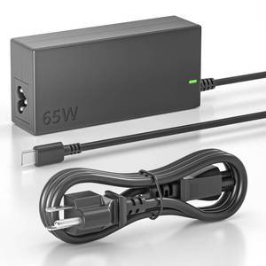 lot 8567 image: Emaks Fast Charger for 65W USB-C Chromebook Compatible with for ASUS Lenovo Acer HP Dell, Compatible with SM65CLSM45CLSK90A200225SK90200325 & More USB-C Laptops - Retail $16