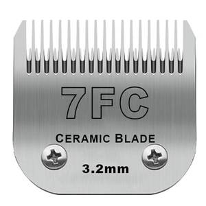 lot 8603 image: Detachable Pet Dog Clipper Blades, Compatible with Andis Size-7FC Cut Length 18(3.2mm), Most Oster A5, Wahl KM Series Clippers,Made of Ceramic Blade & Stainless Steel Blade - Retail $18