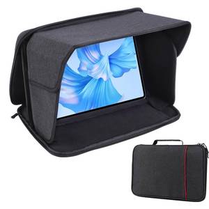 lot 8606 image: YUMTIM iPad Sun Shade Tablet Sleeve Case for 12-12.5 inch, iPad Sun Glare Shield Tablet Shield Cover Protective Sunshade Travel Tablets Bag, 12-12.5 - Retail $30