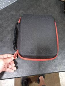 lot 8621 image: Nintendo Switch Hard Shell Travel Carrying Case with Red Trim - Retail $15
