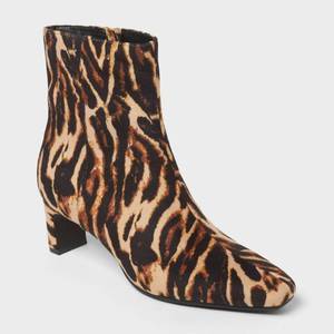 lot 67558 image: Womens Tigris Boots with Memory Foam Insole A New Day Tiger Print 9.5 - Retail $50