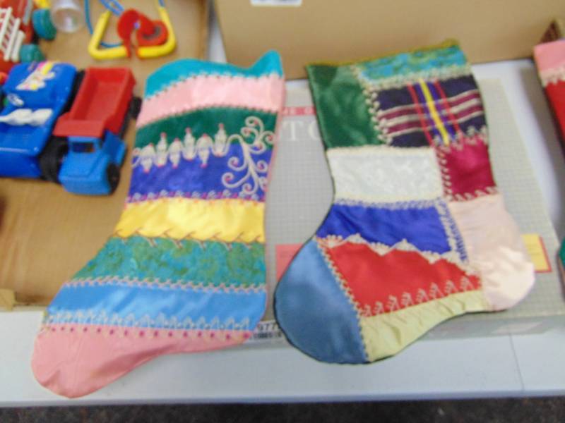 lot of handmade christmas