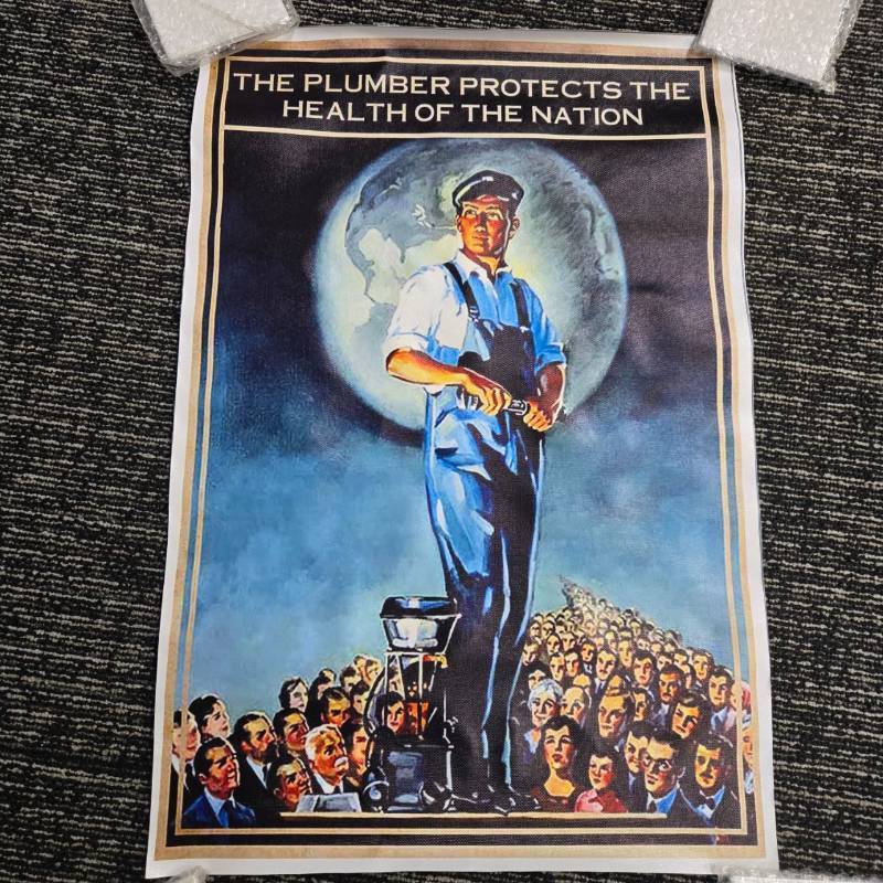 lot 189 image: Plumber Protects the Nation Promotional Poster