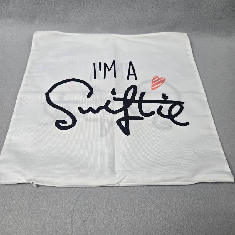 lot 163 image: Im a Swiftie Fan Decorative Pillow Cover