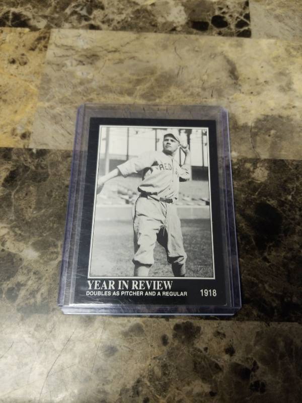 lot 1232 image: 1992 Megacards Babe Ruth Collection Baseball Card