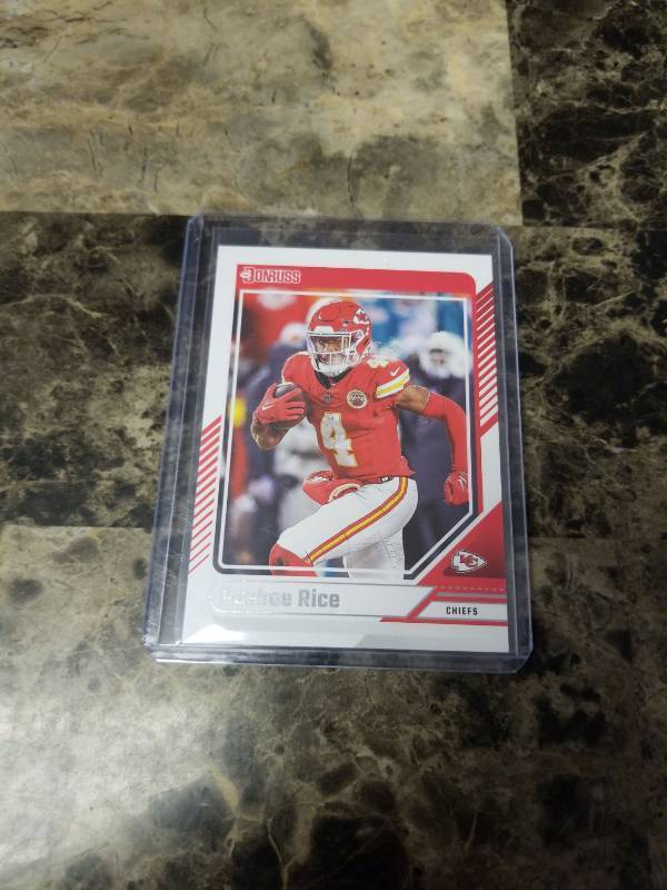 lot 1296 image: 2024 Panini Donruss Football Rashee Rice Kansas City Chiefs Card
