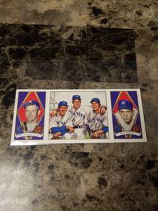 lot 322 image: 1993 Upper Deck The Fabulous Fifties Billy Martin Mickey Mantle New York Yankees Baseball Card