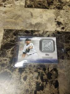 lot 340 image: 2021 Topps 70th Anniversary Logo Patch Mariano Rivera New York Yankees Baseball Card