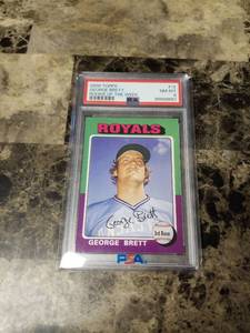 2006 Topps George Brett Kansas City Royals Rookie Of The Week Baseball Card