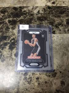 2024 Panini Prizm Basketball Monopoly Victor Wembanyama San Antonio Spurs Rookie Card