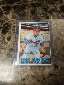lot 364 image: 1967 Topps Phil Niekro Atlanta Braves Baseball Card