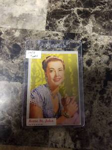 lot 369 image: 1953 Topps Betta St. John MGM Star Trading Card