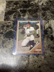 lot 371 image: Topps Ralph Houk New York Yankees Baseball Card