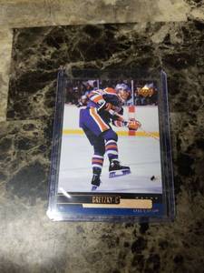 lot 391 image: 1999 Upper Deck Wayne Gretzky Edmonton Oilers Hockey Card