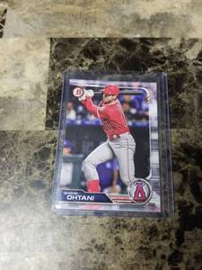 lot 392 image: 2019 Topps Bowman Shohei Ohtani Los Angeles Angels Baseball Card