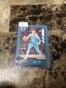 lot 404 image: 2021 Panini Chronicles Playbook Basketball LaMelo Ball Charlotte Hornets Rookie Card