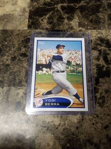 lot 424 image: 2012 Topps Yogi Berra New York Yankees Baseball Card