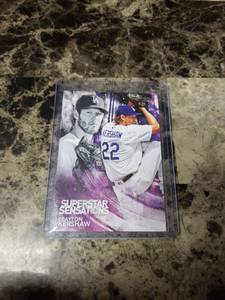 lot 454 image: 2018 Topps Clayton Kershaw Los Angeles Dodgers Baseball Card