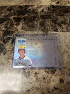 lot 459 image: 1993 Upper Deck Then & Now Robin Yount Milwaukee Brewers Baseball Card