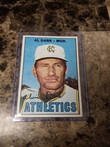 lot 461 image: Topps Al Dark Kansas City Athletics Baseball Card
