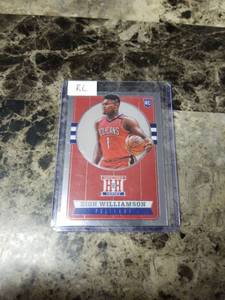 lot 469 image: 2020 Panini Chronicles Hometown Heroes Basketball Zion Williamson New Orleans Pelicans Rookie Card