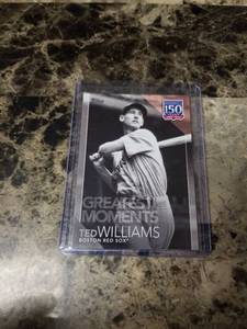 lot 476 image: 2019 Topps Ted Williams Boston Red Sox Baseball Card