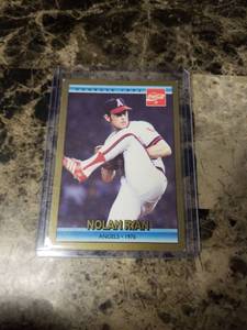 lot 484 image: 1992 Leaf Donruss Coca-Cola Nolan Ryan Los Angeles Angels Baseball Card