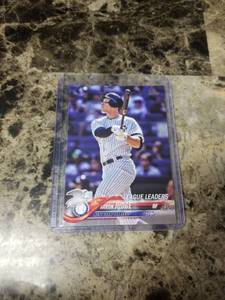 lot 486 image: 2018 Topps Aaron Judge New York Yankees Baseball Card