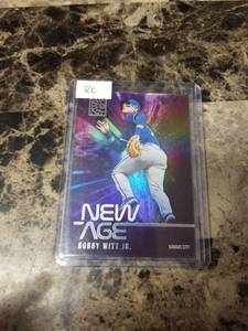 lot 495 image: 2022 Panini Capatone Baseball Bobby Witt Jr. Kansas City Royals Rookie Baseball Card