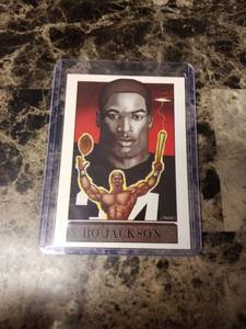 lot 500 image: 1990 Bo Jackson Kansas City Royals Baseball Card