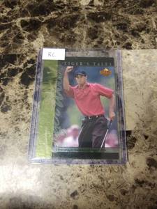 lot 507 image: 2001 Uppet Deck Tigers Tales Tiger Woods Rookie Card