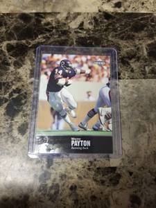 lot 509 image: 1997 Upper Deck Walter Payton Chicago Bears Football Card