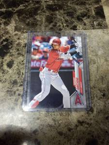 lot 514 image: 2020 Topps Shohei Ohtani Los Angeles Angels Baseball Card