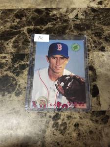 lot 516 image: 1995 Topps Stadium Club Nomar Garciaparra Boston Red Sox Rookie Baseball Card