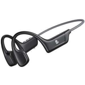 lot 16903 image: Bone Conduction Headphones, Open Ear Bluetooth Sport Headphones, IPX6 Sweat Resistant, Bluetooth V5.4, 10H Playtime, Comfortable Fit Wireless Earbuds with Mic for Running, Gym, Cycling, Outdoor, Black - Retail $55
